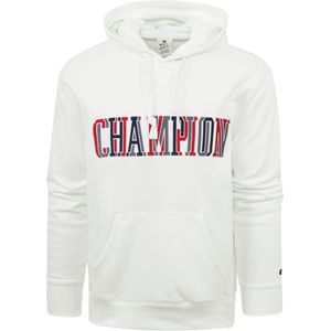 Champion Sweat Hoodie ogo Wit