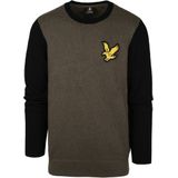 Lyle & Scott Trui Logo Olijfgroen