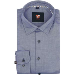 Suitable Hemd Oxford Blauw