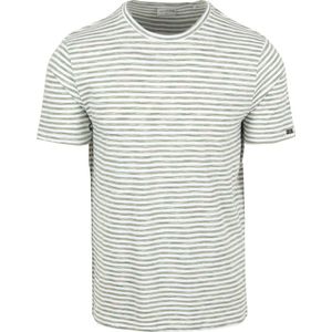 No Excess Stripes T-Shirt Green