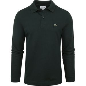 Lacoste Poloshirt Lange mouwen Donkergroen