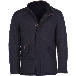 Barbour Quilted Jas Powell Donkerblauw