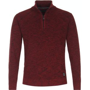 Casa Moda Half Zip Trui Rood