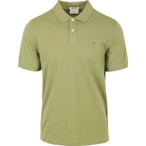 Gant Shield Piqué Poloshirt Lichtgroen