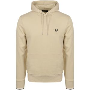 Fred Perry Hoodie ogo Beige