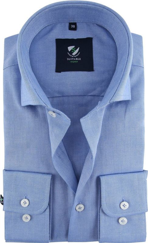 Suitable Respect Hemd Blauw