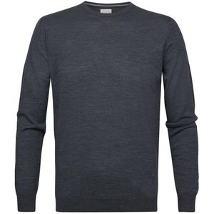 Profuomo Pullover Merinowol Antraciet