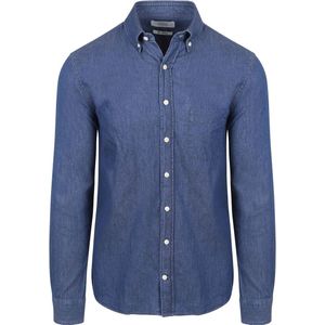 King Eential The Tommy Denim Hemd Chambray Blauw