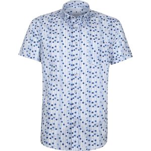 State Of Art Shortsleeve Overhemd Blauw Stippen