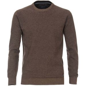 Casa oda Pullover O-Hals elange Bruin