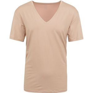 Mey Dry Cotton V-hals T-shirt Beige