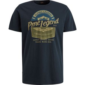 PE Legend Single Jersey T-Shirt Print Blauw