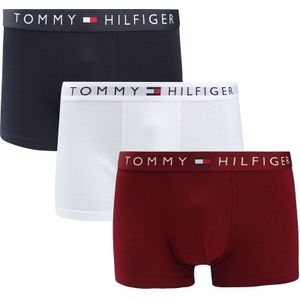 Tommy Hifiger Boxer Trunk 3-Pack Navy/White/Red