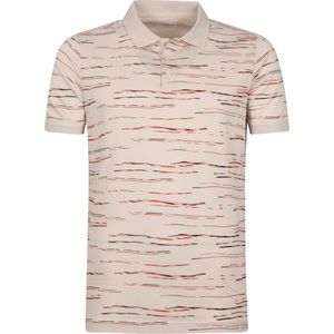 State Of Art Polo Print Beige
