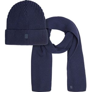 Suitable Muts En Sjaal Navy -