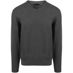 Casa Moda - Pullover Antraciet - Heren - Maat S - Regular-fit