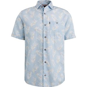 Vanguard Short Sleeve Hed Linnen Lichtblauw