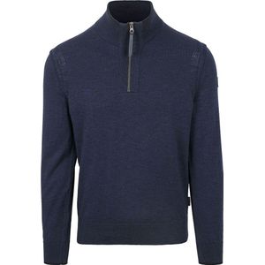 State Of Art Half Zip Trui Navy - Heren - Pullovers