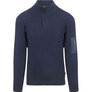 uitable Mou Half Zip Trui Navy