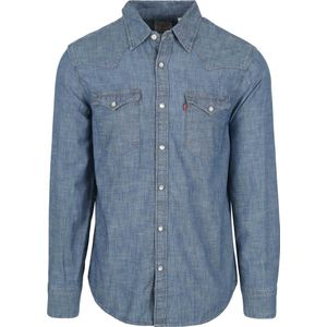 Levi' Bartow Wetern Overhemd Mid Blauw