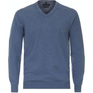 Casa Moda Pullover V-Hals Petrol Blauw