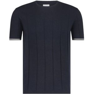 State Of Art Knitted T-Shirt Navy