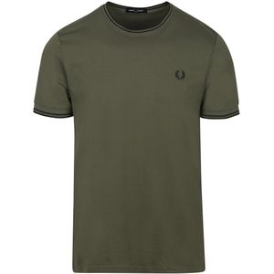 Fred Perry T-shirt Oijfgroen W49