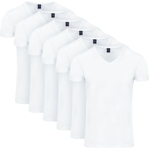 Suitabe Vitasu T-Shirt V-Has Wit 6-Pack