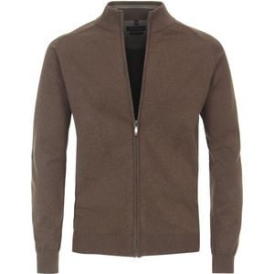 Casa Moda Vest Zip Petrol Bruin