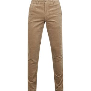 Suitable Chino Plato Corduroy Beige