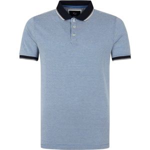 Suitable Oxford Polo Blauw