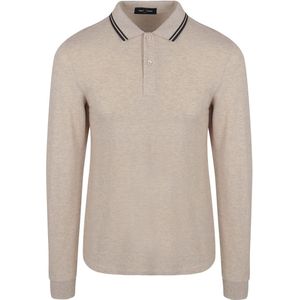 Fred Perry ongseeve Poo Beige Meange W50