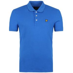 Lyle and Scott - Blauw Polo - - Heren Poloshirt Maat XS