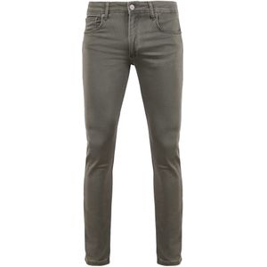 Suitable Kant Jeans Groen