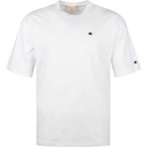 Champion T-Shirt Logo Wit