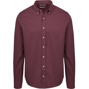 King Essentials The Tommy Hemd Bordeaux