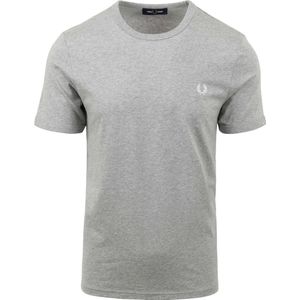 Fred Perry T-Shirt Ringer M3519 Lichtgrijs