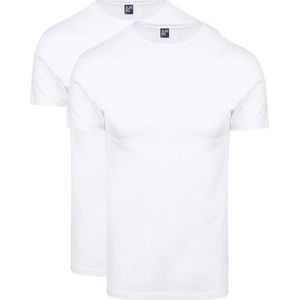 Aan Red Oakvie T-shirt Wit (2Pack)