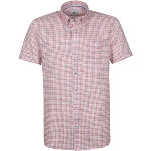 State Of Art Shortsleeve Overhemd Rood Geruit