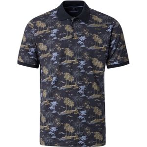 Casa Moda Poloshirt Print Navy