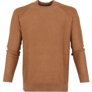 cotch and oda Pullover Mix Wol tructuur Bruin