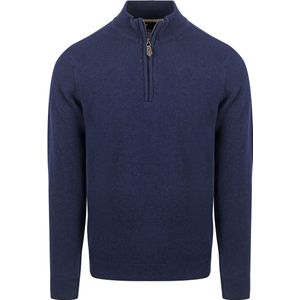 Suitable Half Zip Trui Laswol Navy