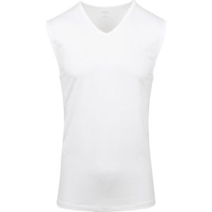 ey V-hals Dry Cotton uscle Singlet Wit