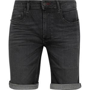 No Excess Denim Short Antraciet