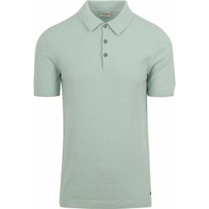 No Exce Knitted Polohirt tructuur Groen