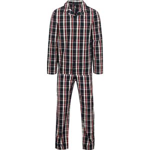 Tommy Hifiger Pyjama Set Ruit Donkerbauw
