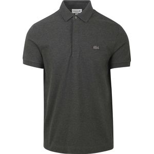 Lacoste Poloshirt Paris Pique Antraciet