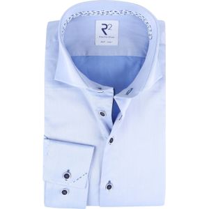 R2 Overhemd Extra Lange Mouwen Blauw