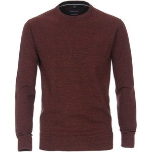 Caa Moda Pullover O-Hal Melange Bordeaux