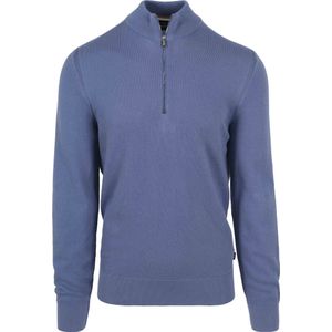 BOSS Ebrando-P Half Zip Trui Blauw